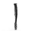 Pleaser - DELIGHT3014 Platform overknee Boots - Black Product image